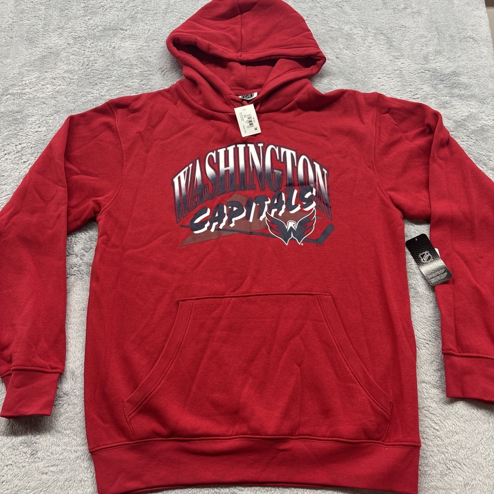 Washington Capitals NHL Sweatshirt Hoodie Men's M Red
